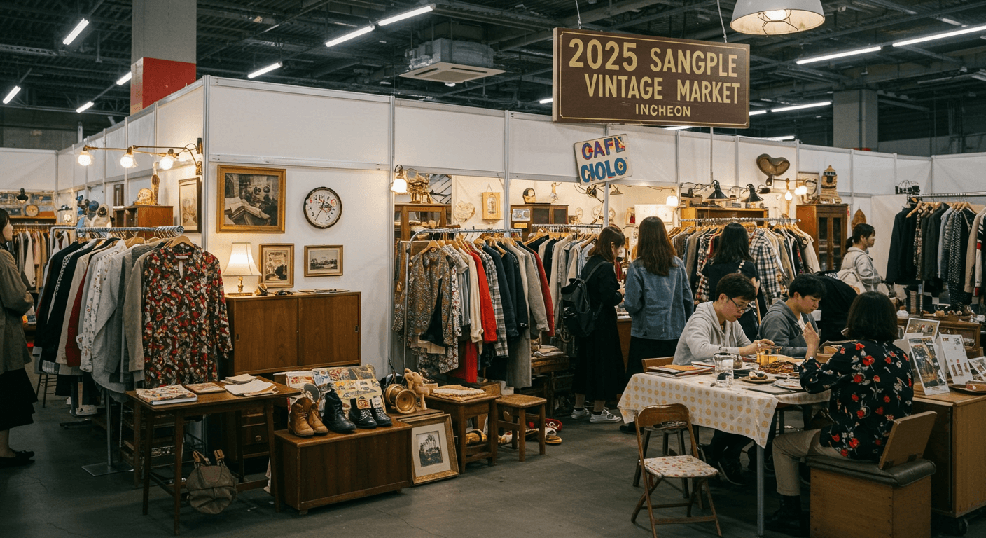 2025 인천 축제, 상플 빈티지 마켓 가이드(최초 400평 규모)
