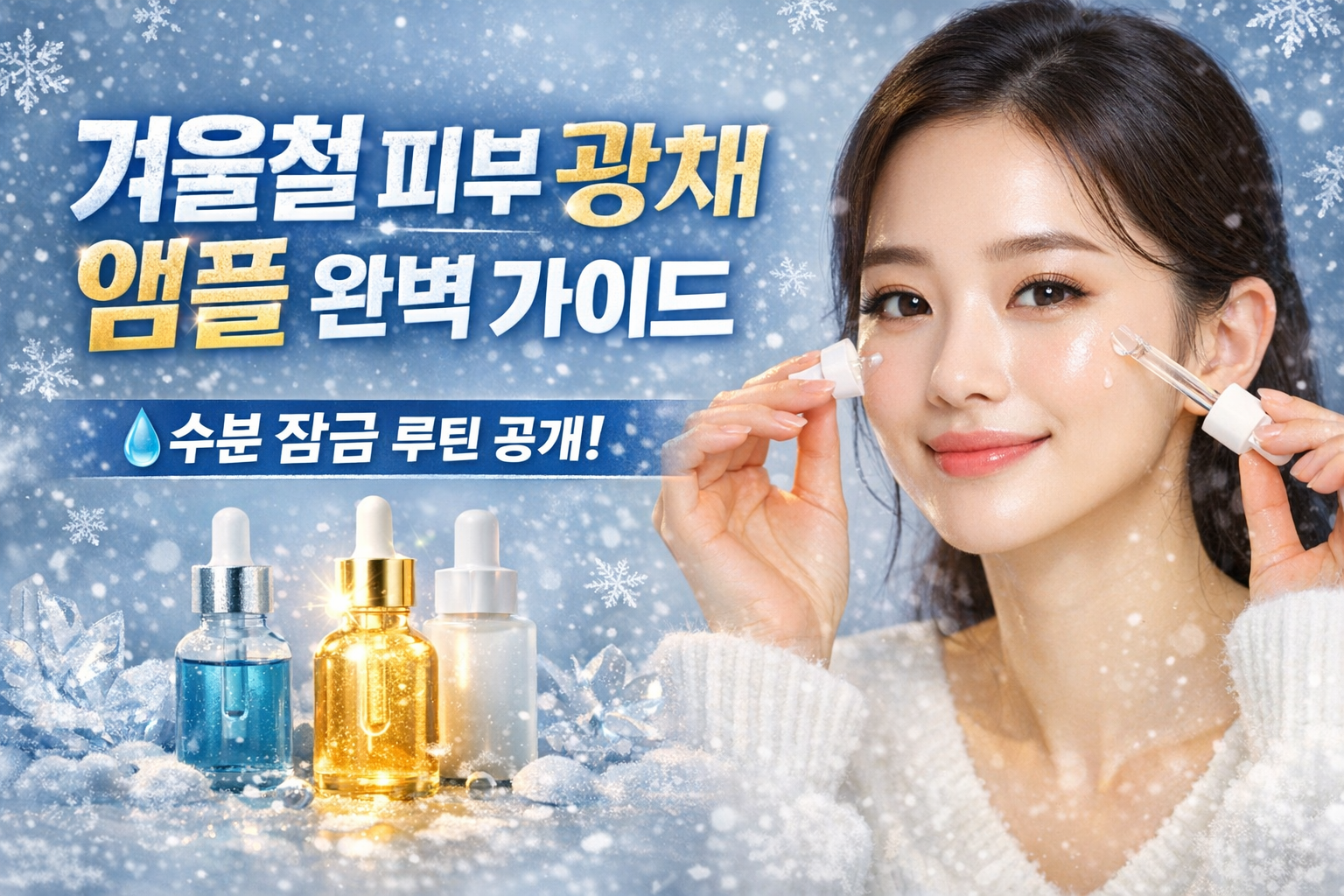 겨울철 피부 광채 앰플