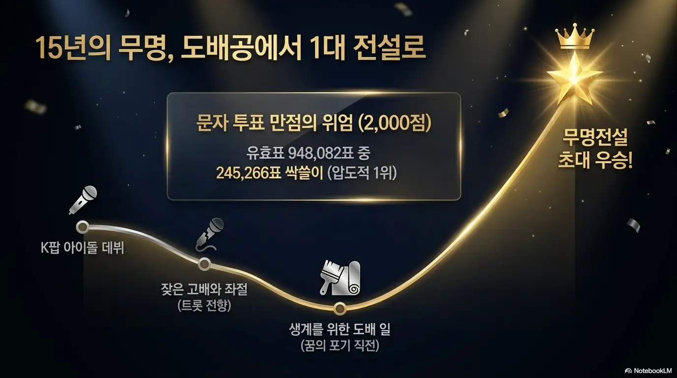 무명전설최종순위 초대 우승자 성리의 15년 무명