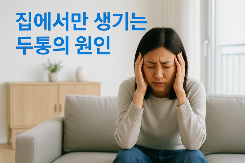 집에만 있으면 머리가 아픈 이유? 잦은 두통의 원인과 없애는 법