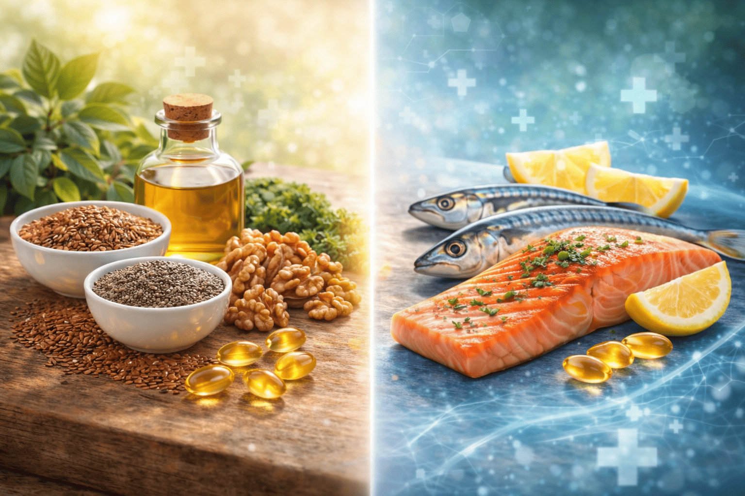 식물성 오메가3와 동물성 오메가3의 차이