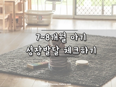 7~8개월 (200일 )아기 성장 발달