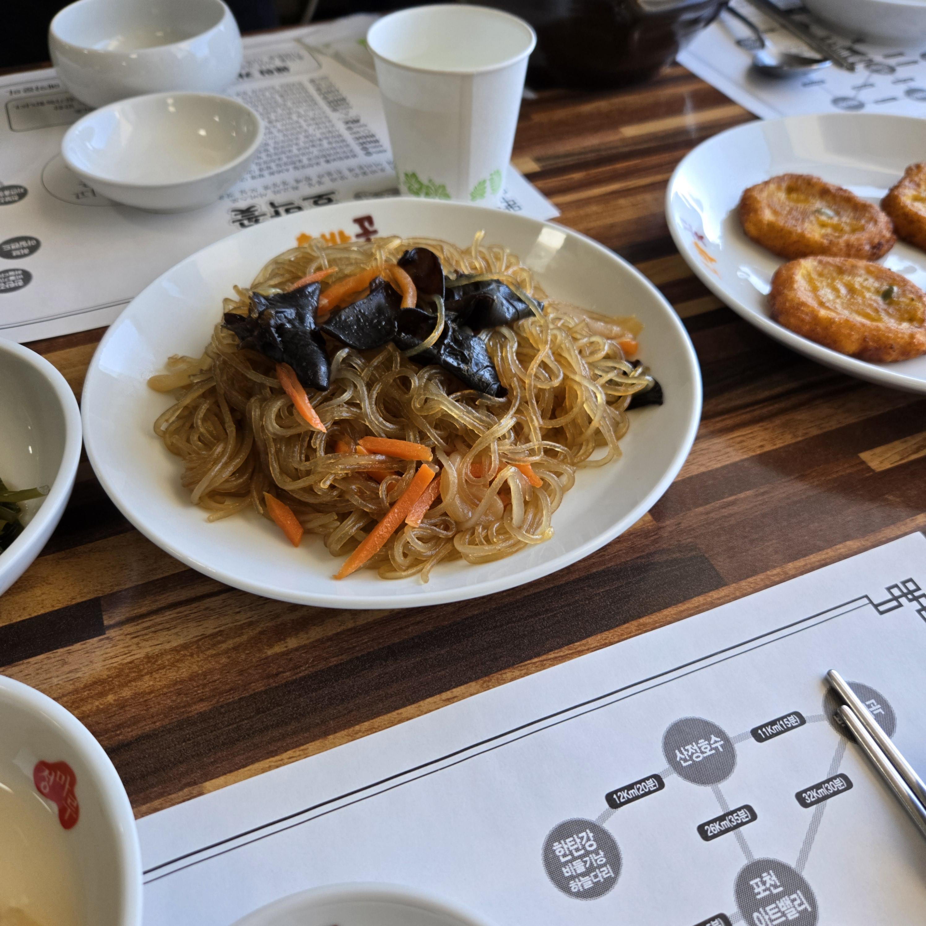 포천 호박꽃 잡채 사진