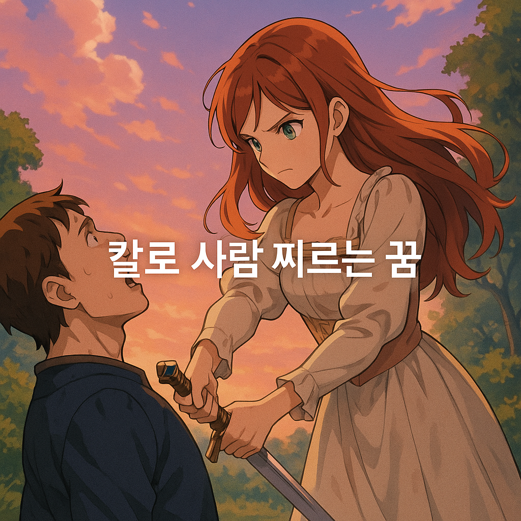 칼로 사람 찌르는 꿈 해몽