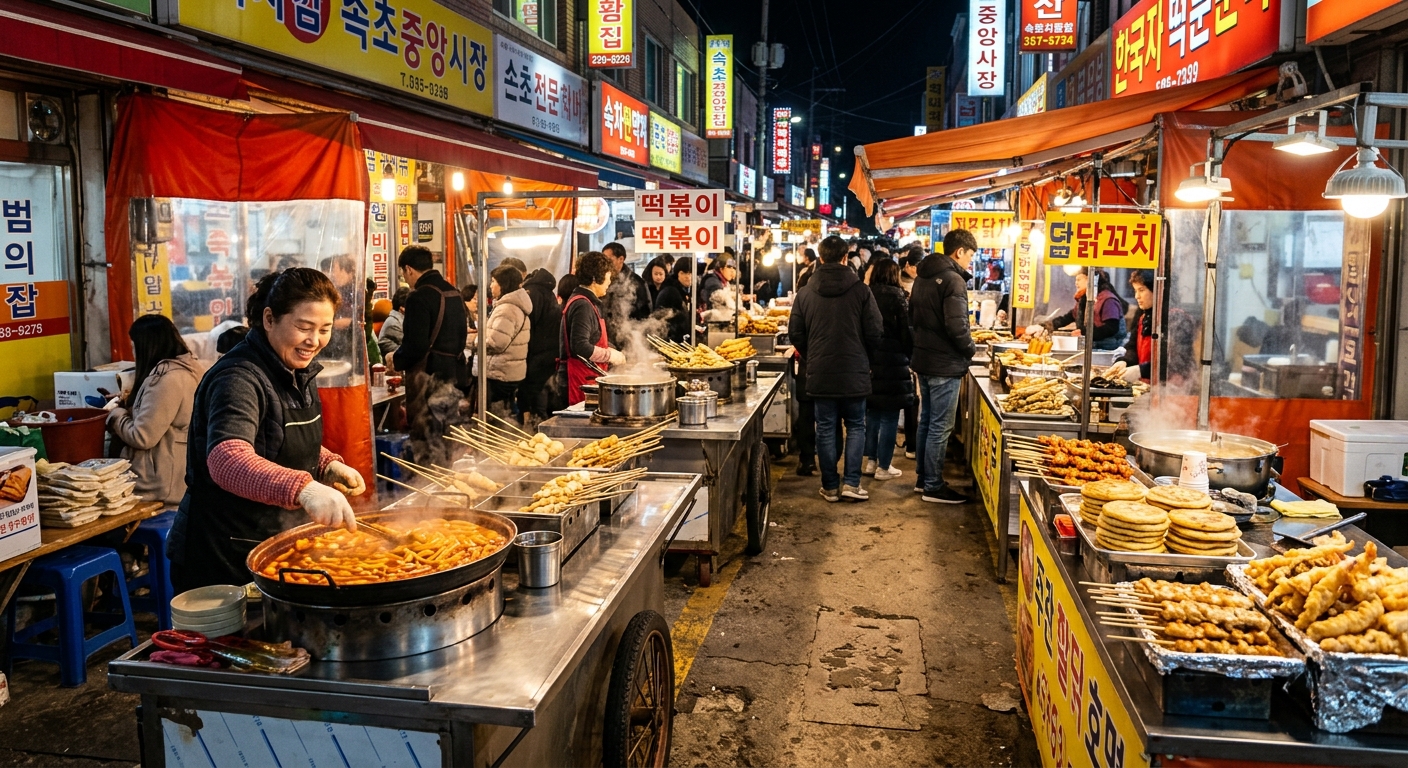 미식과 활기가 넘치는 곳: 속초 중앙시장