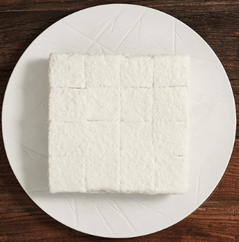 한국의 떡 종류 고치떡-백설기