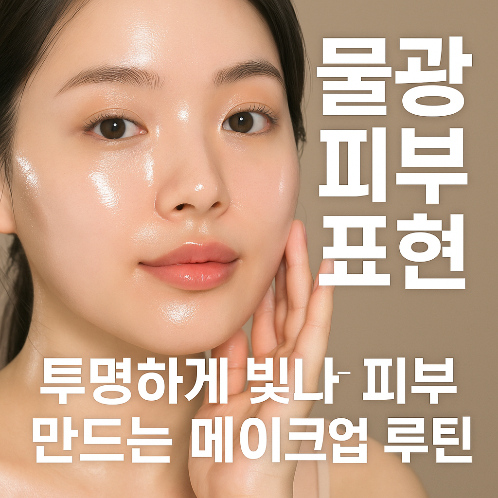 물광 피부 표현