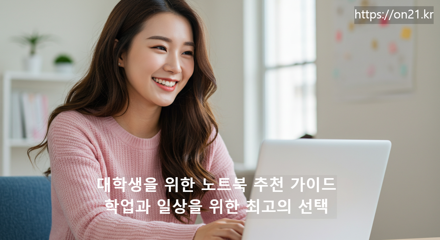 대학생을 위한 노트북 추천 가이드: 학업과 일상을 위한 최고의 선택