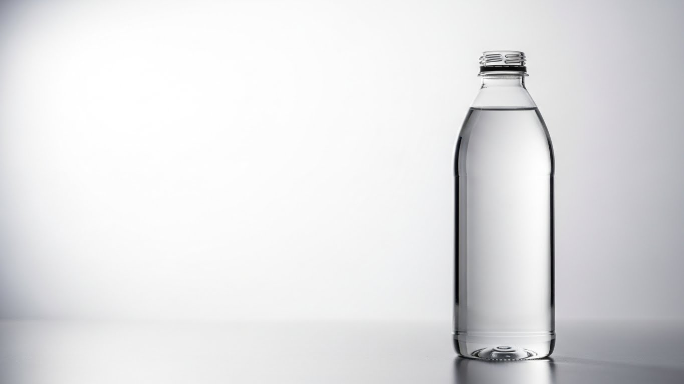 깨끗한-배경속에-물병이-하나-있습니다.