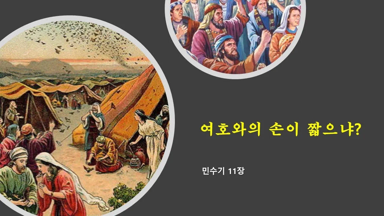 이스라엘 백성 불만 민수기 11장_6