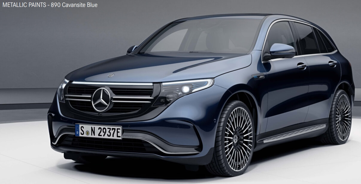 Cavansite Blue(색상 코드 : 890) 벤츠 EQC 색상코드 - Cavansite Blue(색상 코드 : 890)