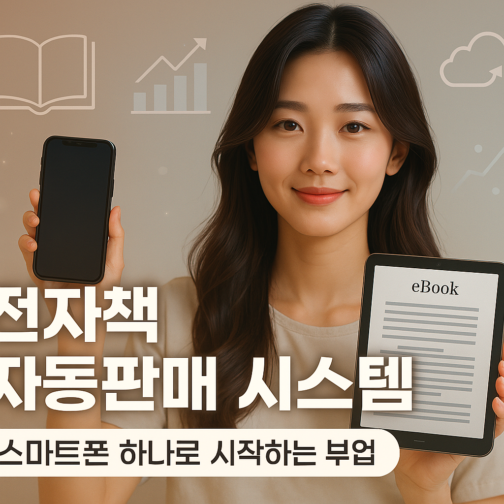 스마트폰으로 전자책 팔아 월 50만 버는 법