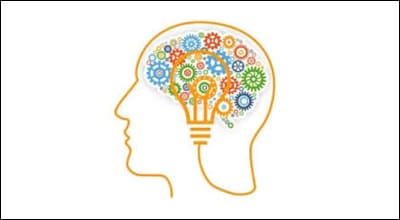 사람의 옆모습을 이미지화 시킴