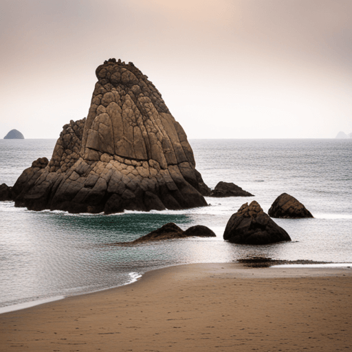울릉도 거북바위 붕괴