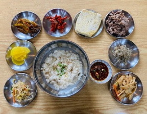 순두부백반