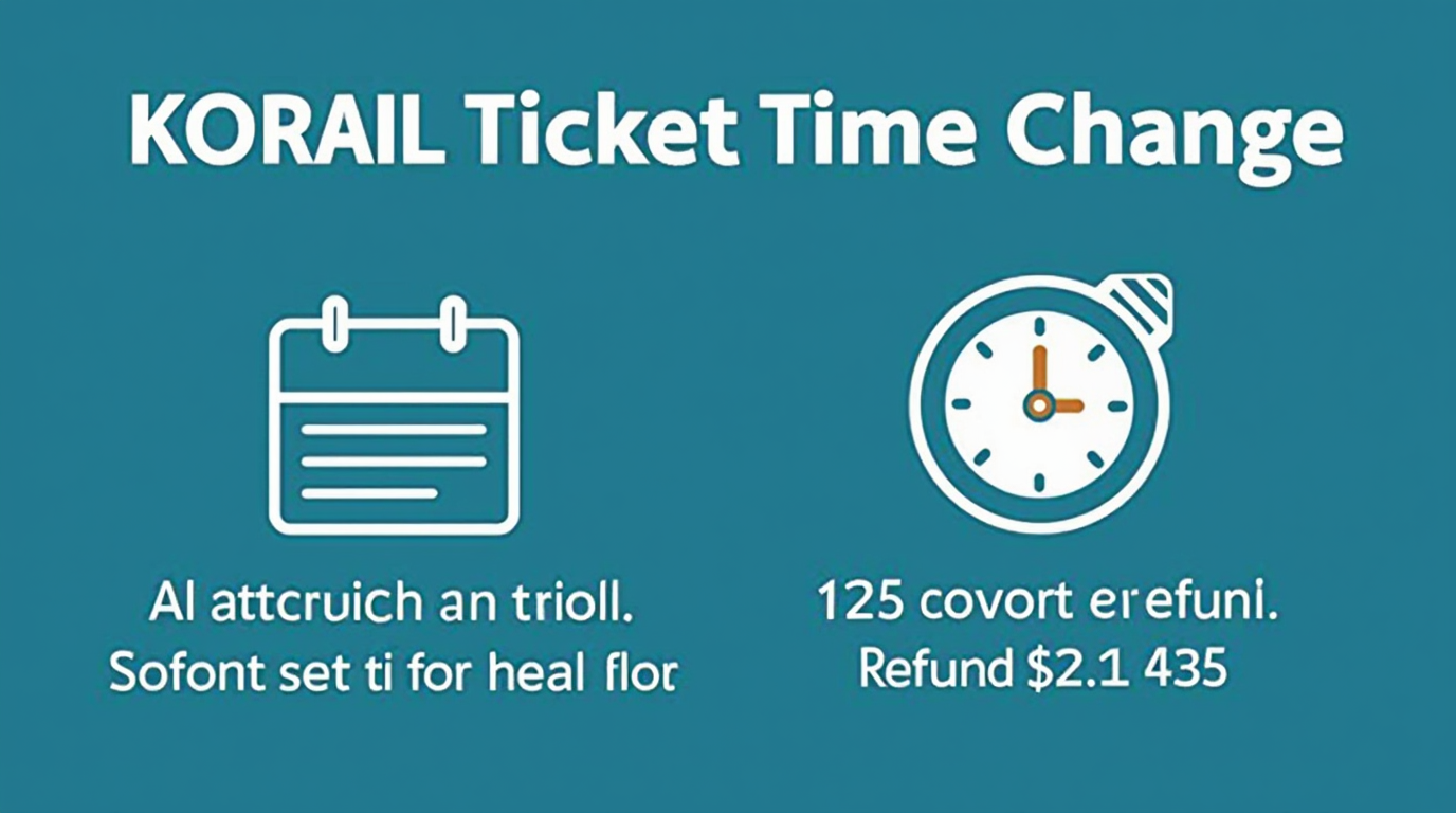 코레일 변경 수수료