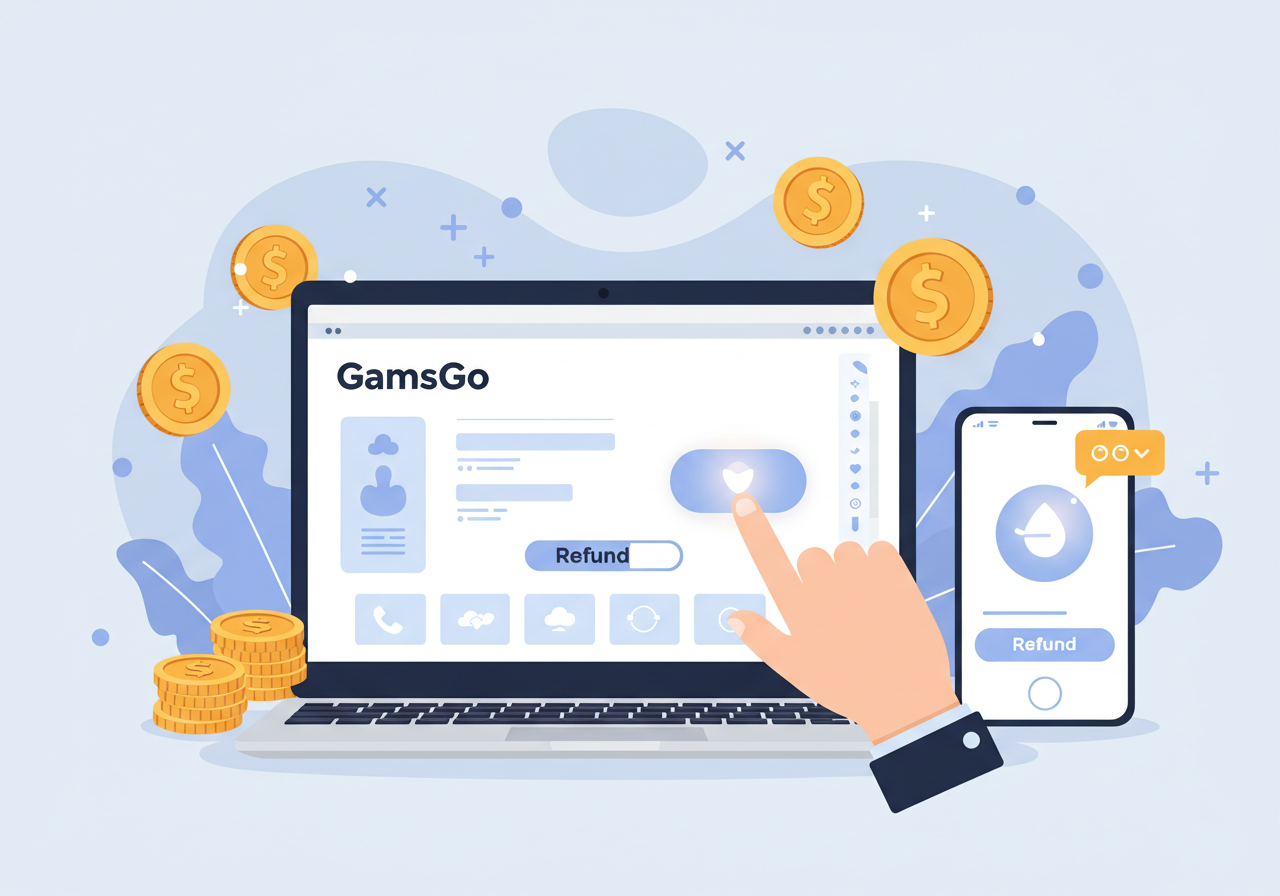 겜스고(GamsGo) 환불&amp;#44; 복잡할까 걱정 마세요! 쉽고 빠르게 받는 방법
