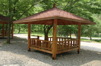 고산 자연휴양림 정자