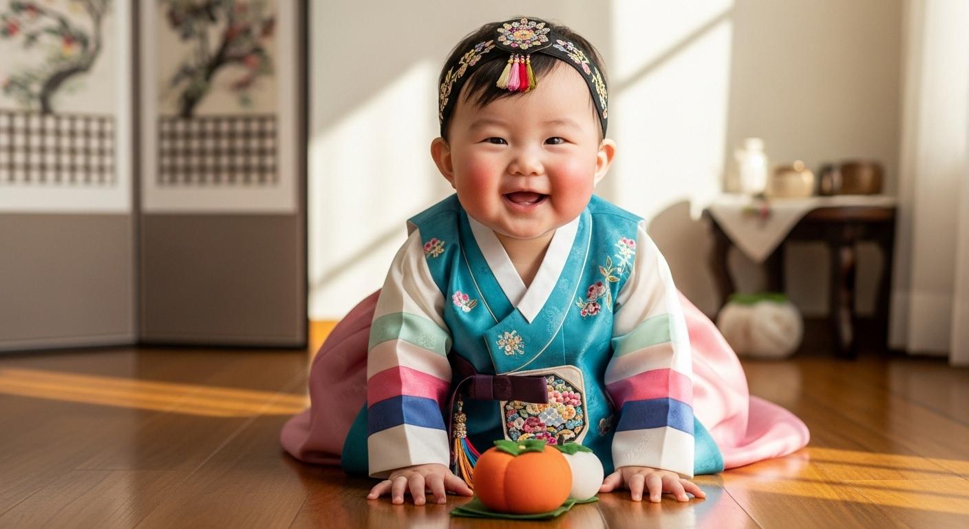 아기한복추석빔