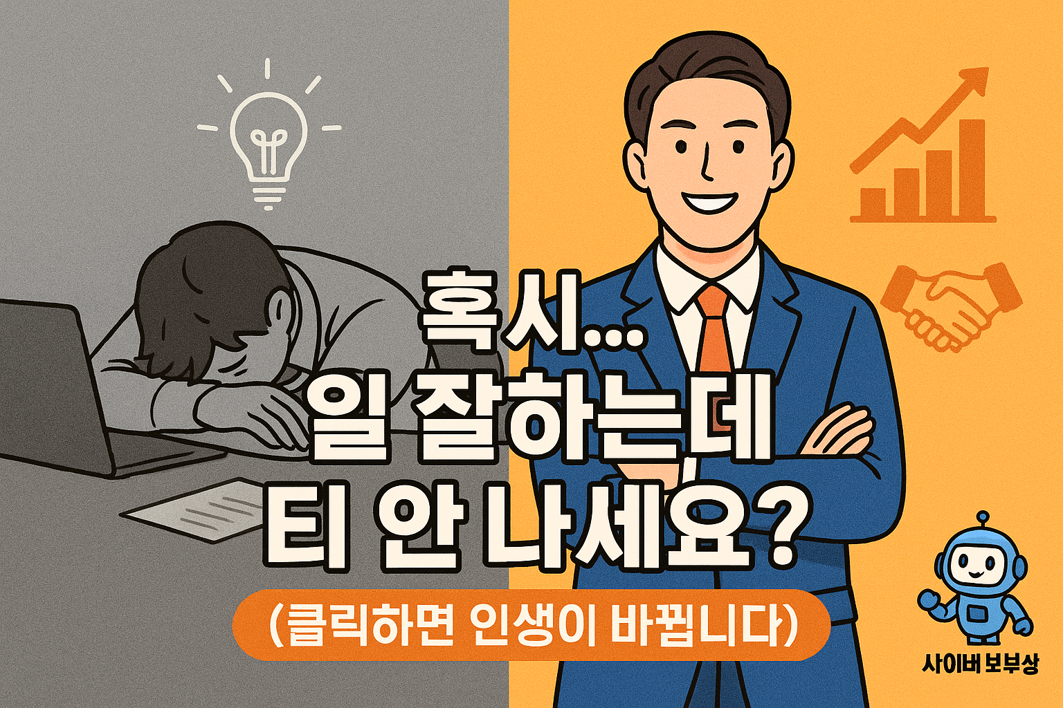 30대 직장생활, 일 잘하는데 티 안 나나요?