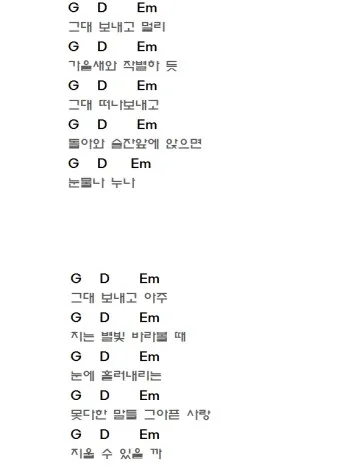 김광석 너무 아픈 사랑은 사랑이 아니었음을 가사 무료듣기_11