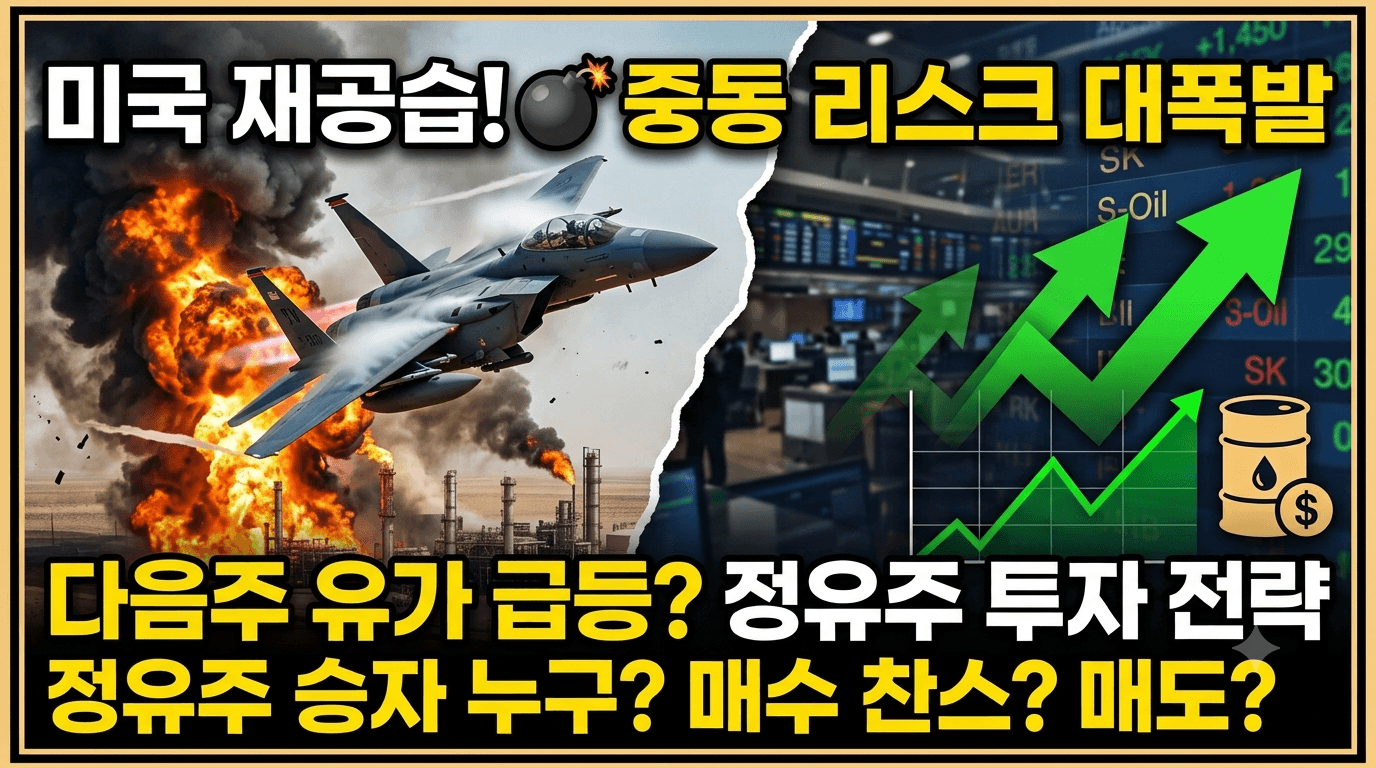 미국 재공습에 따른 다음주 유가관련 주식 상황 예측 : 중동 리스크 재점화와 정유주 투자 전략