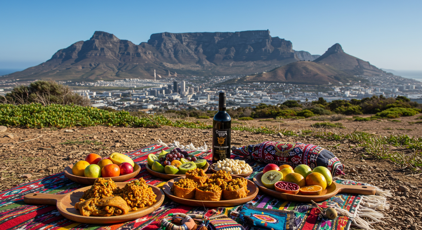 케이프타운 마운틴뷰와 전통음식
