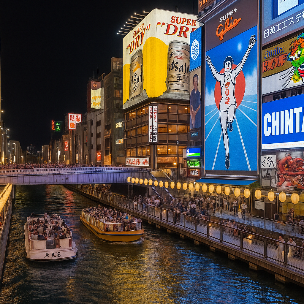 일본의 도톤보리 이미지