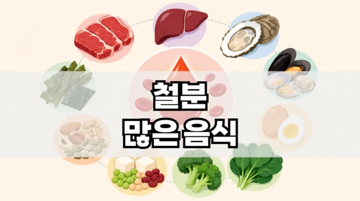 철분 많은 음식