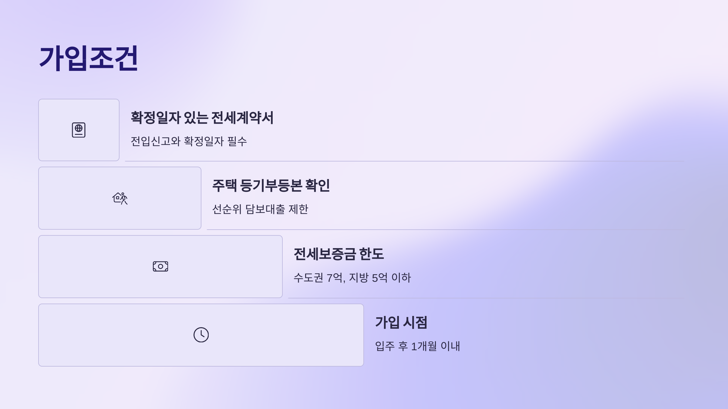 가입조건