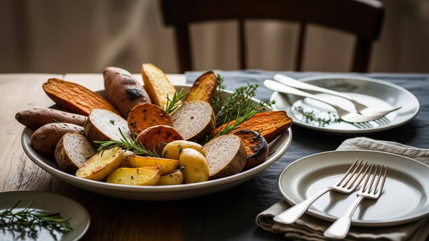 고구마 감자 토란 영양소 완전 정리