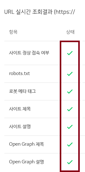 간단체크