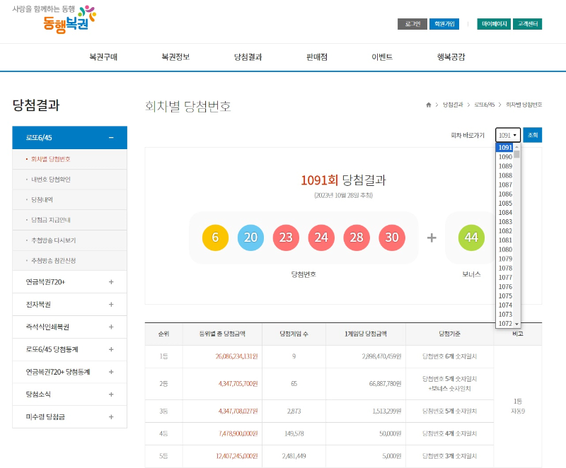 회차별-당첨번호-이미지