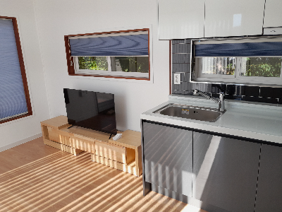 이동식 주택 내부