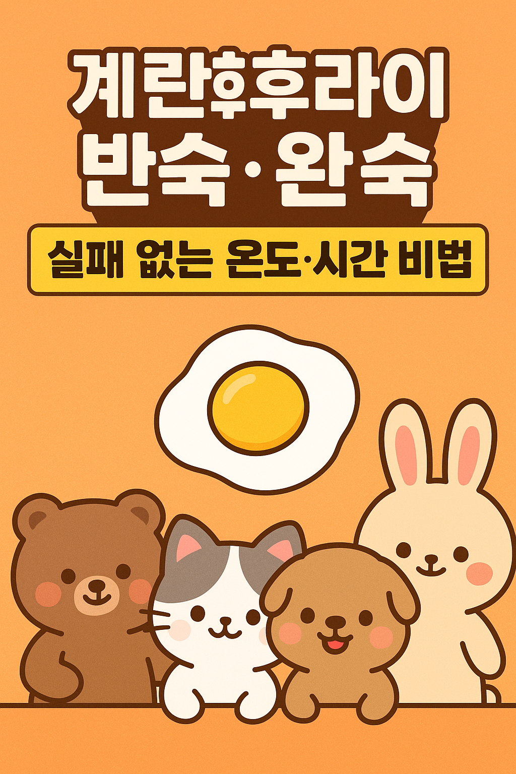 계란후라이 반숙 완숙