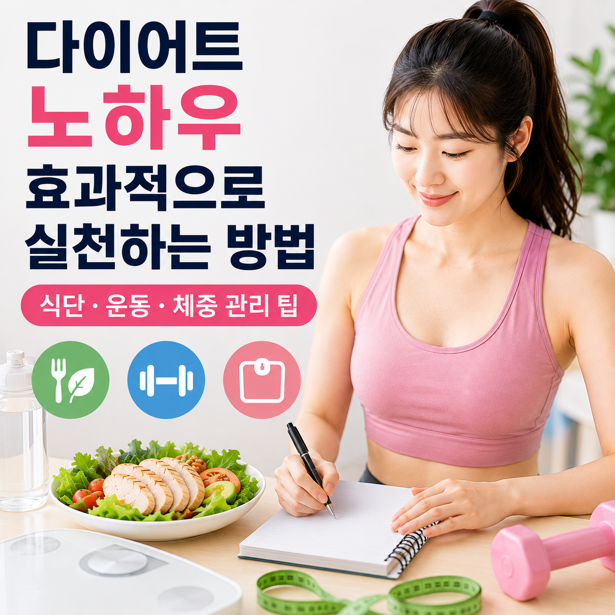 다이어트 노하우 효과적으로 실천하는 방법