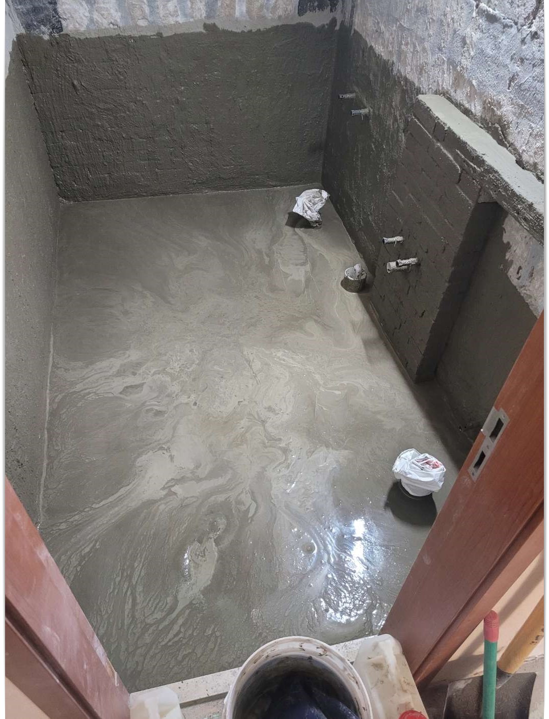 방배래미안아트힐 41평형 화장실 방수 공사