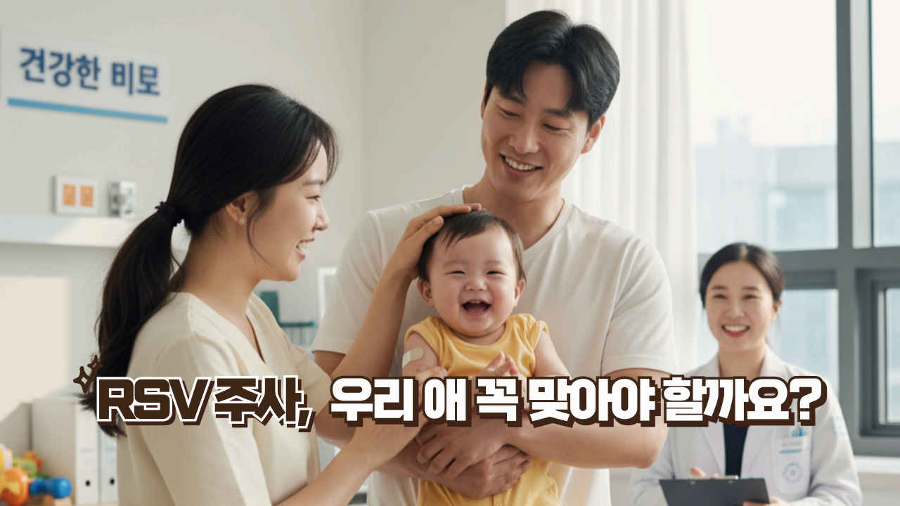100만 원짜리 RSV 주사, 우리 애 꼭 맞아야 할까요?