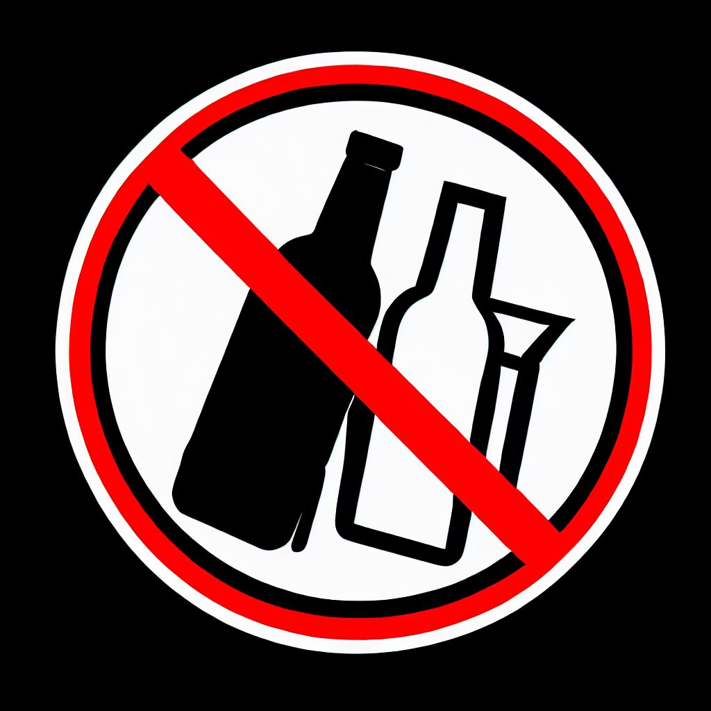 알코올 섭취 금지