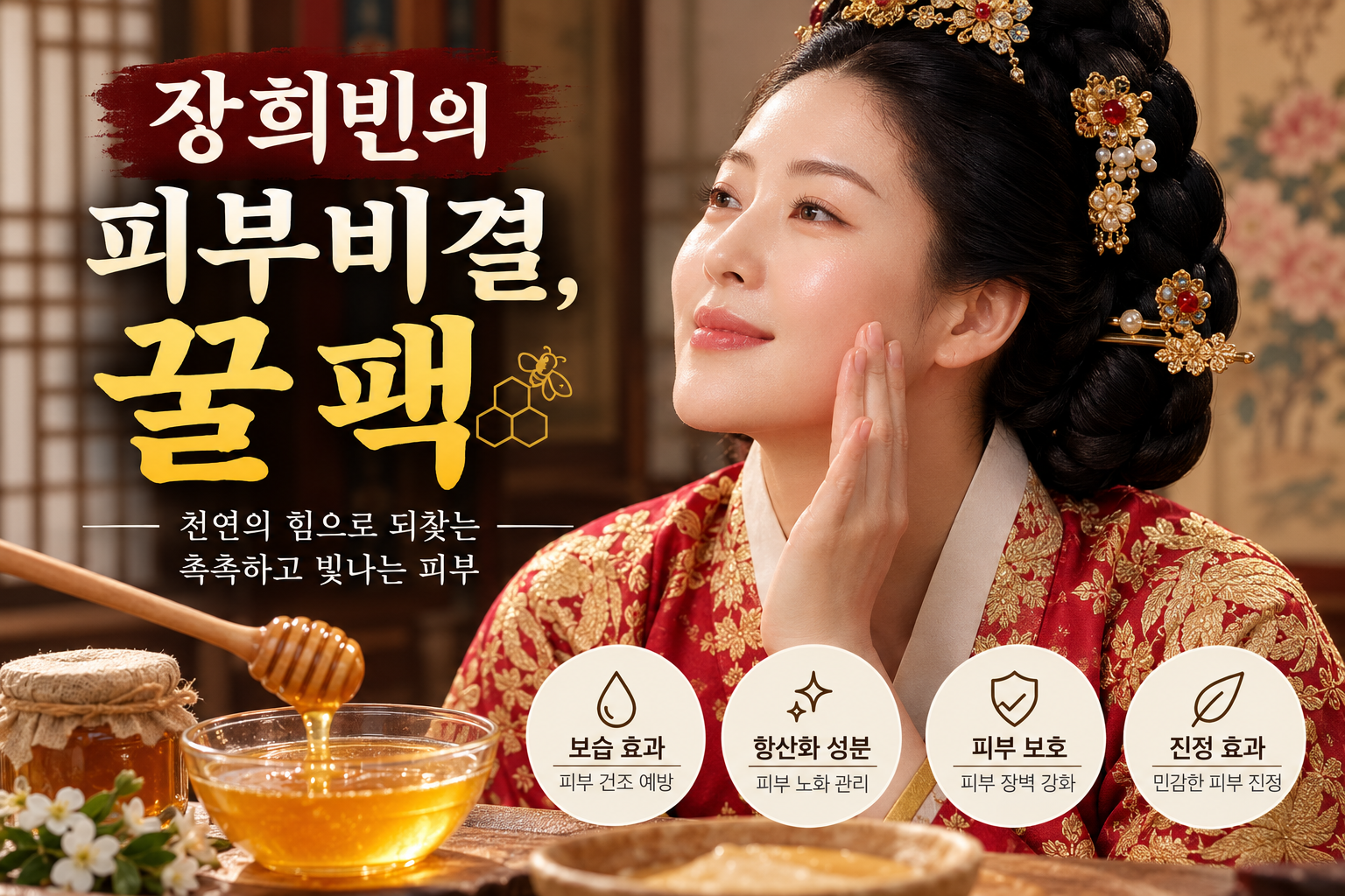 장희빈의 피부비결, 꿀팩
