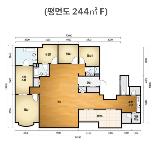 논현 아펠바움 2차 평면도
