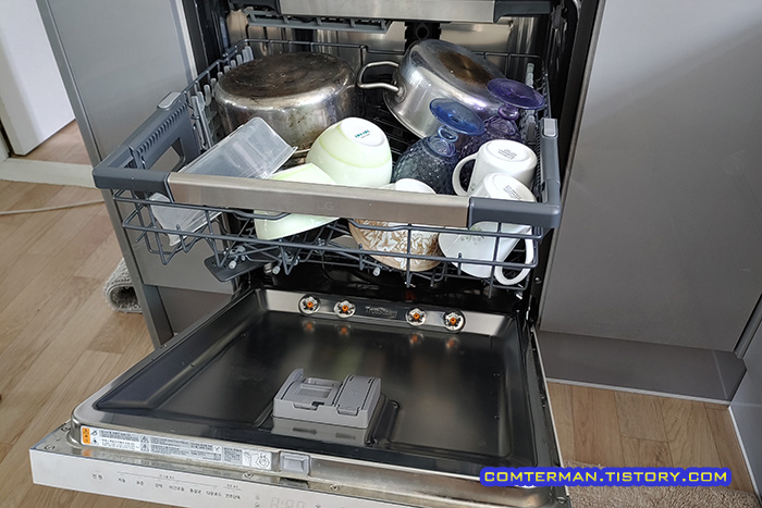 LG 식기세척기 DFBJ4EH 연수장치 사용법