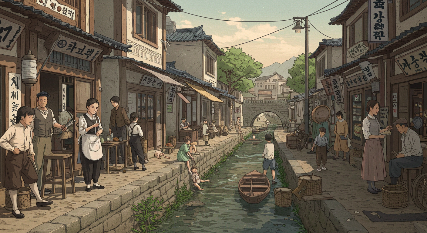 박태원 '천변풍경' 줄거리: 1930년대 청계천의 살아있는 풍경