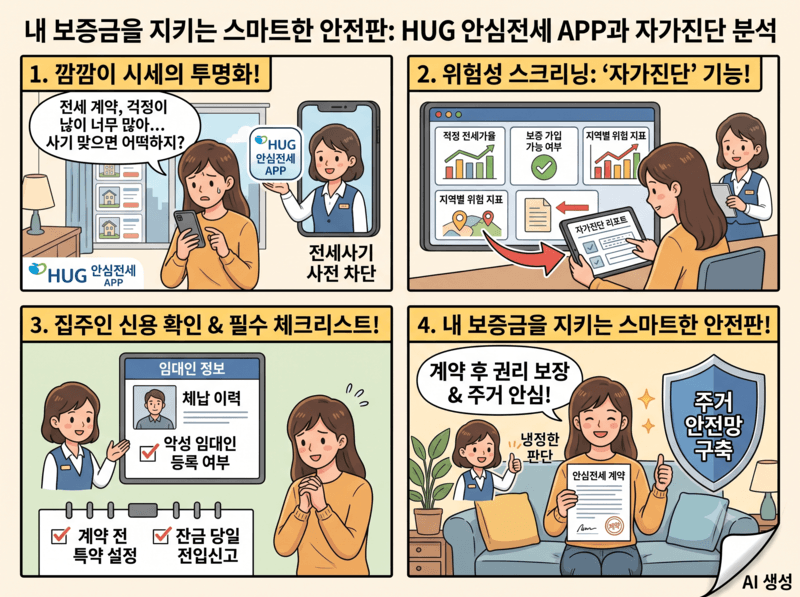 안심전세앱과 자가진단 분석