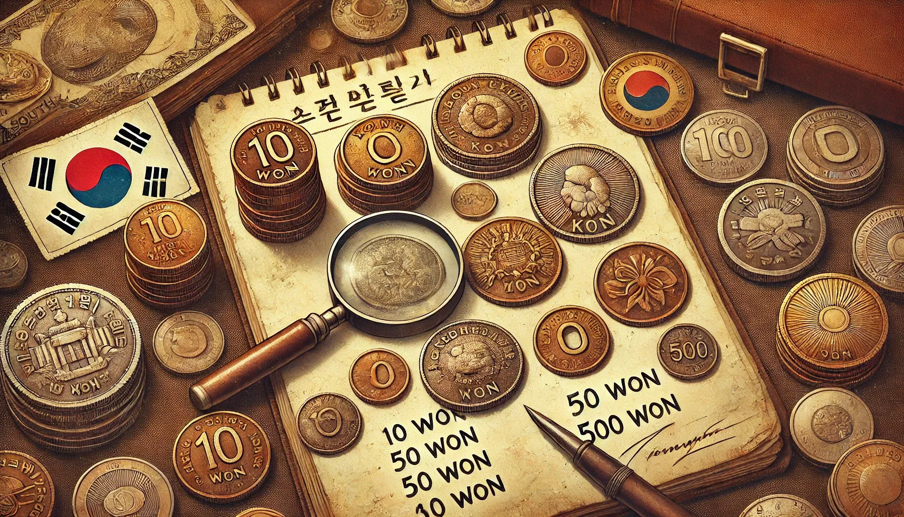 희귀동전 가격표: 10원, 50원, 100원, 500원, 숨겨진 보물 찾기