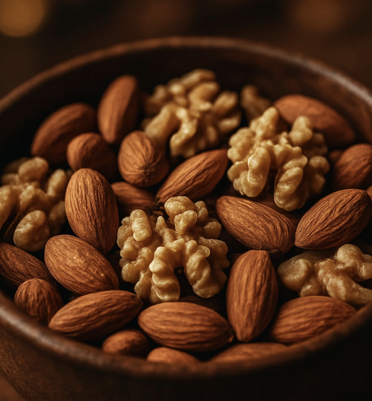 모발 성장의 필수 비타민, 비오틴 : 견과류