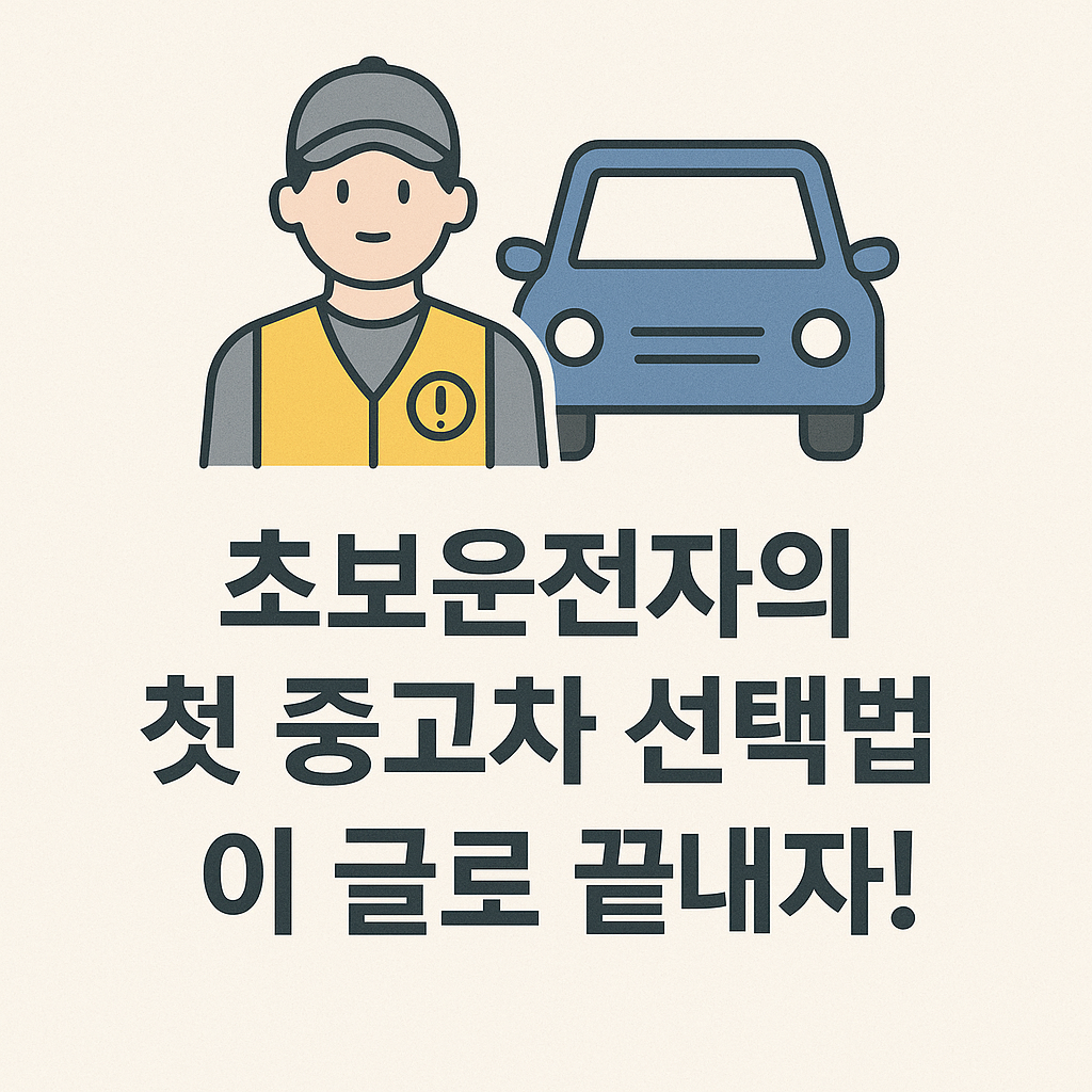 초보운전자가 중고차를 살 때 반드시 확인해야 할 체크포인트 관련 이미지 사진