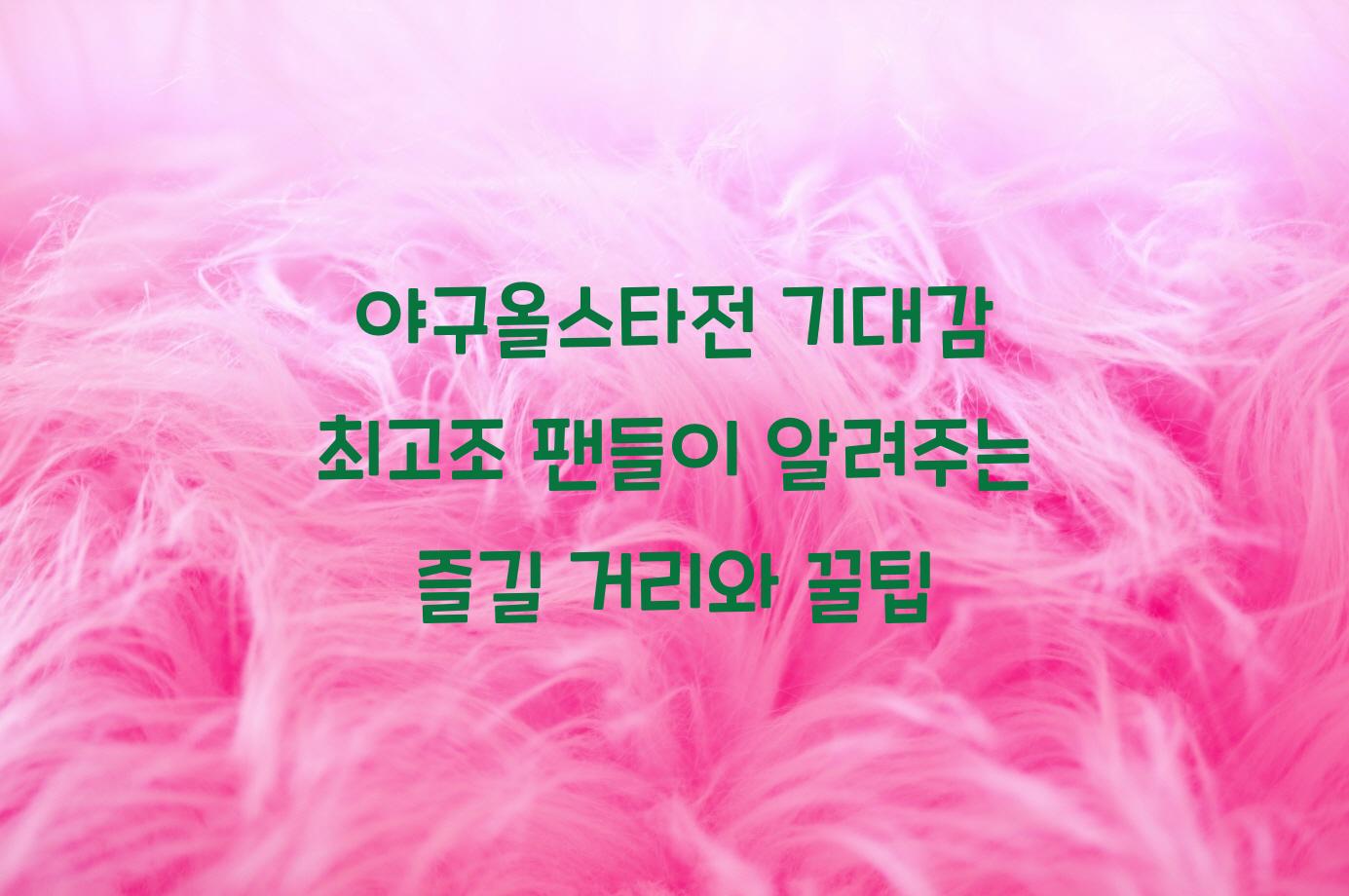 야구올스타전