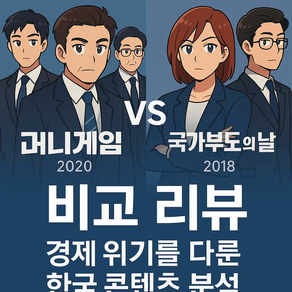 《머니게임》 vs 《국가부도의 날》 비교 리뷰|경제 위기를 다룬 한국 콘텐츠 분석