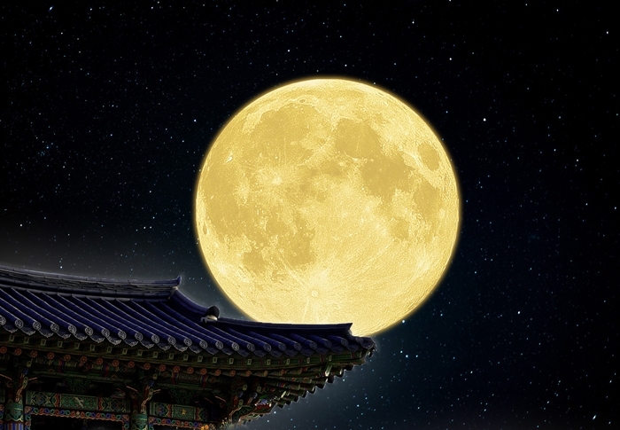 한가위와 보름달